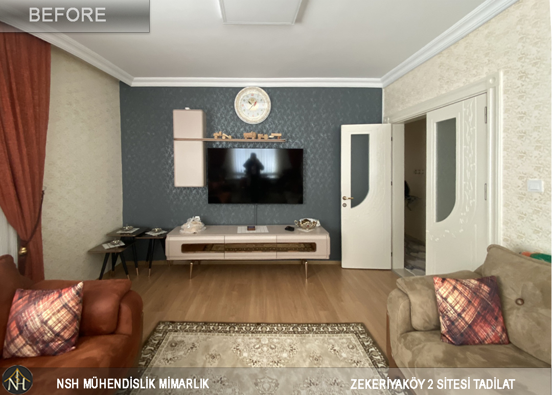 ZEKERİYAKÖY-2 SİTESİ DAİRE İÇİ TADİLAT YAPIMI
